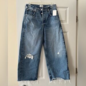 Citizen of Humanity Ayla Raw Hem Cropped Jean